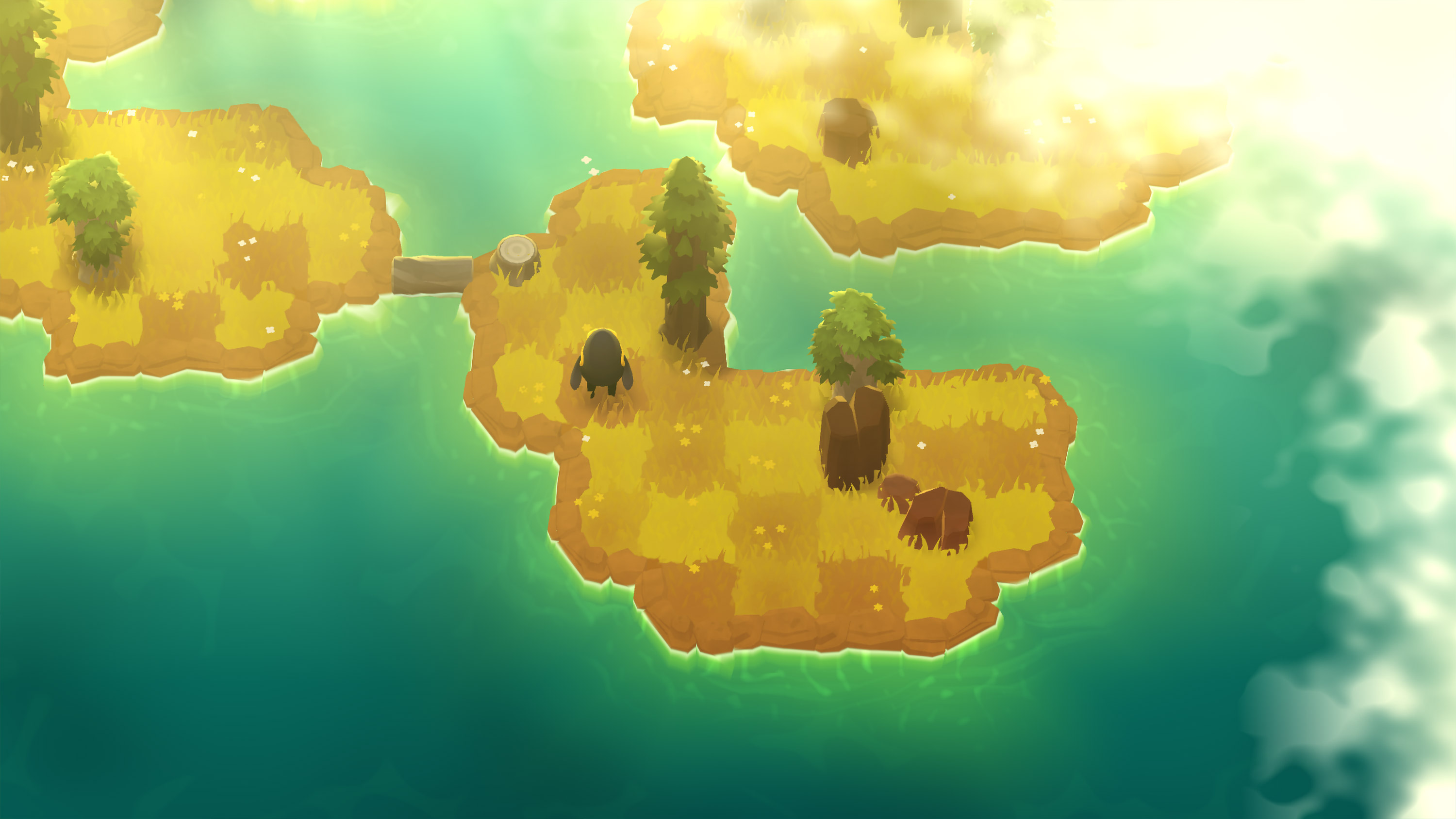 An in-game shot from A Monster's Expedition. I love how clean and devoid of clutter this game ended up being.