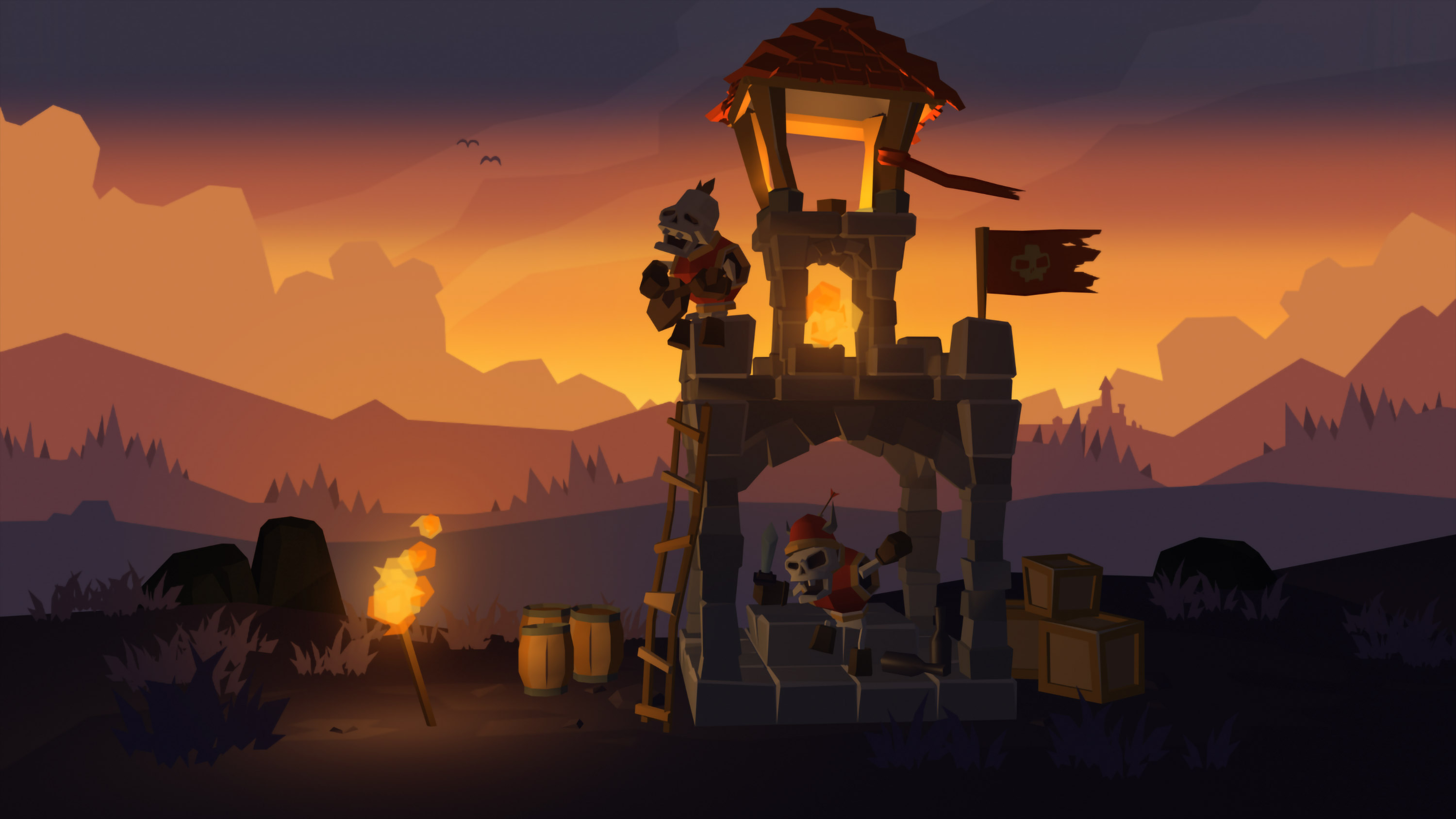 A variation of the previous mockup, I was exploring another option for lighting here.