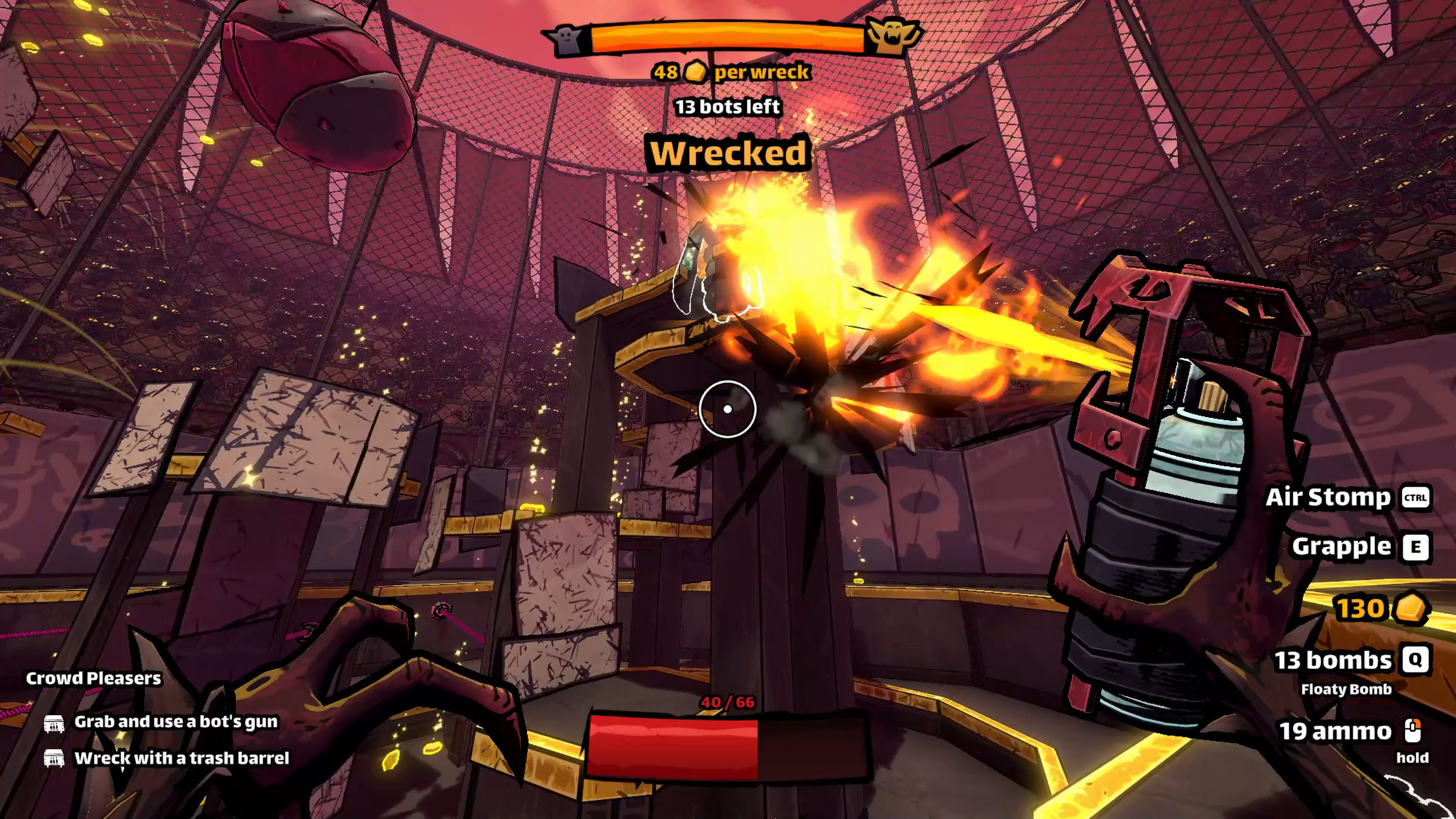A gameplay shot from Ash & Adam's Gobsmacked