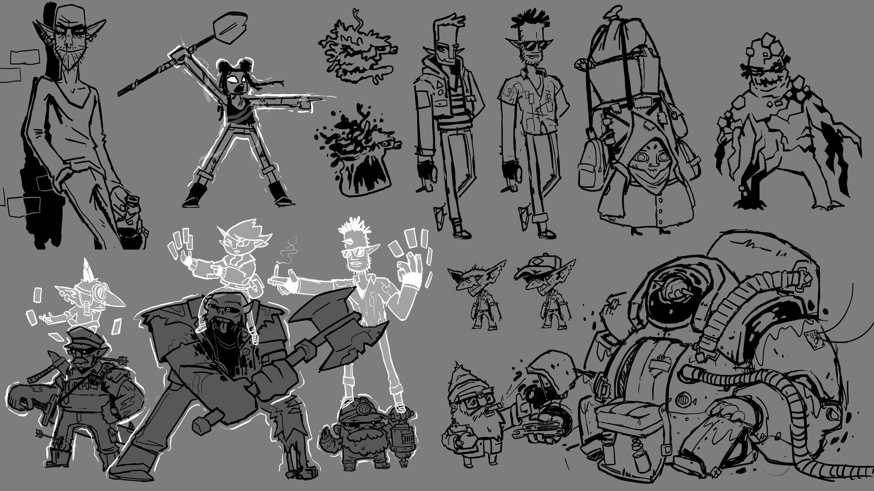Visual development from a title that failed to find a publisher.