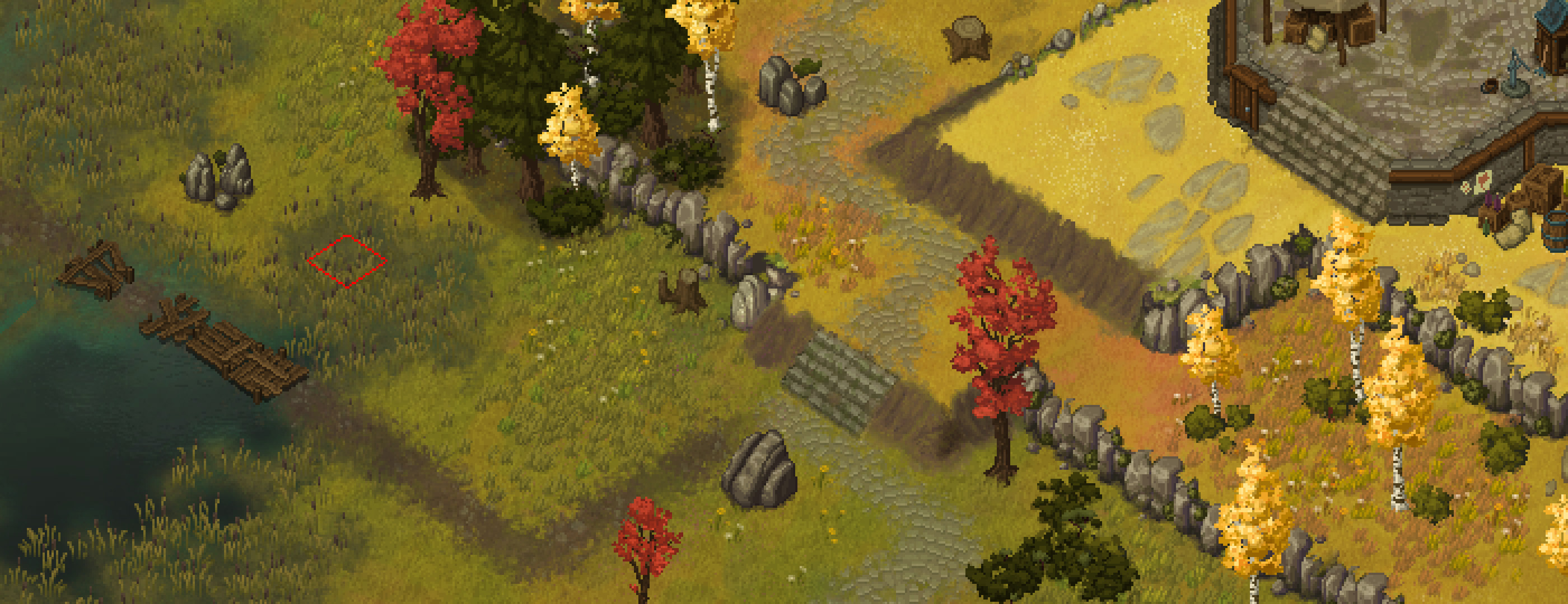 The temperate environment art set from Tooth and Tail.