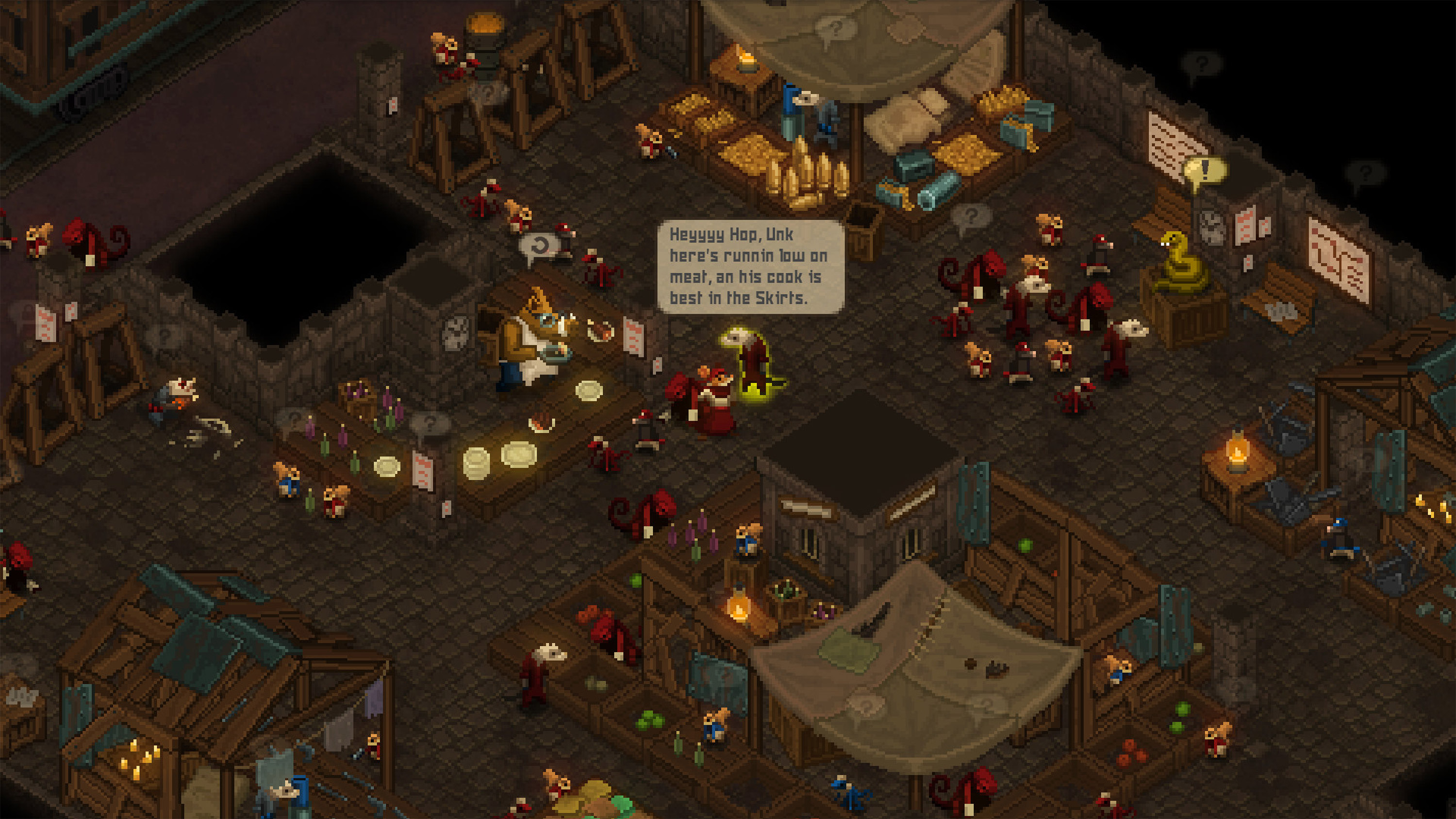 The underground interior from Tooth and Tail.